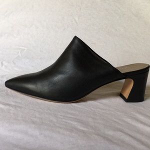 AGL Leather Mules/Clogs, pointy toe, size 36.5